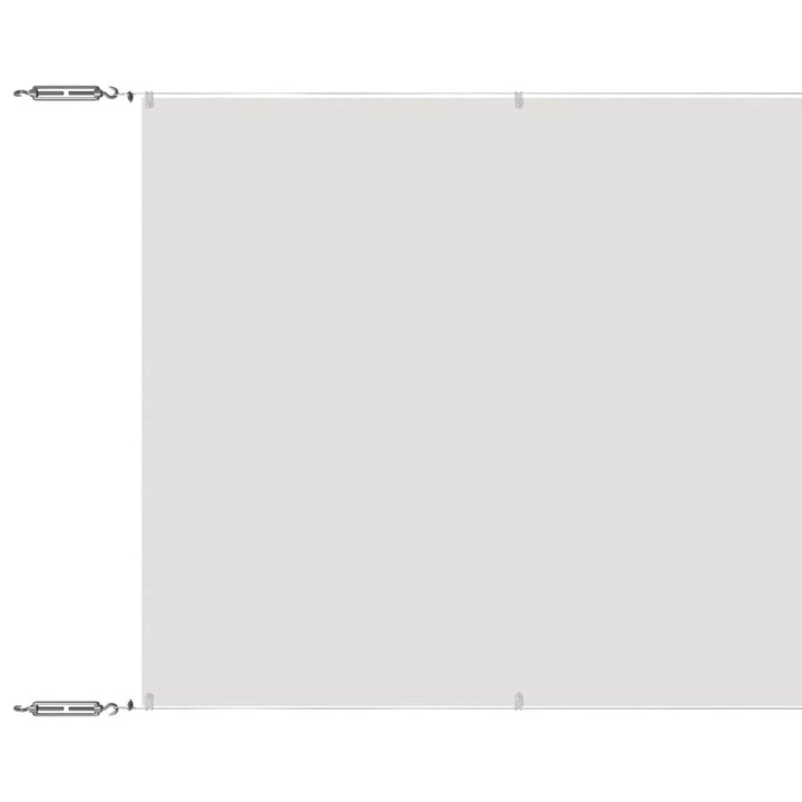 lodret markise 60x800 cm oxfordstof hvid