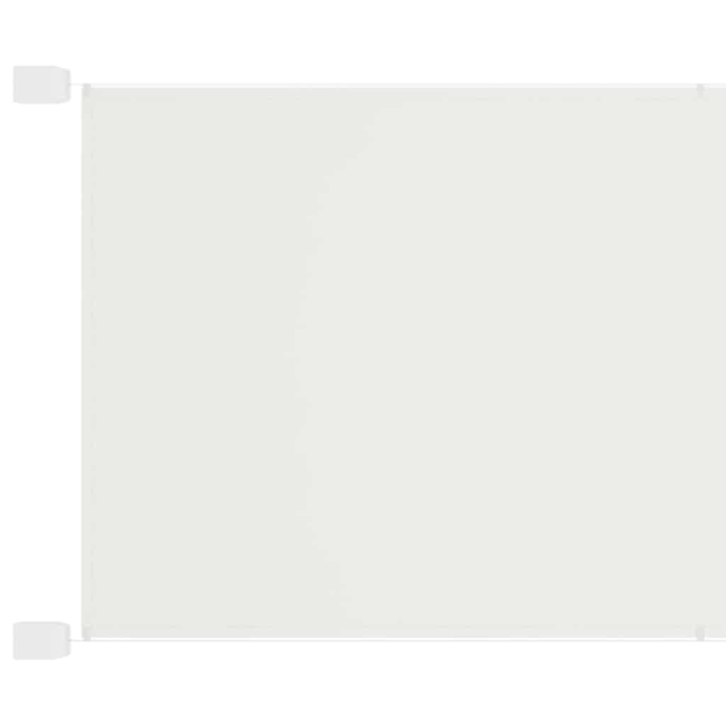 lodret markise 140x270 cm oxfordstof hvid