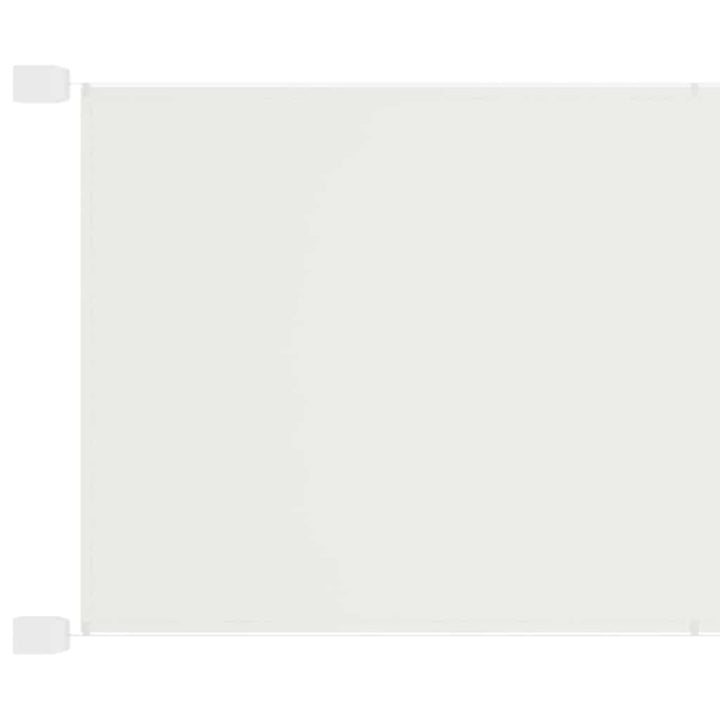 lodret markise 140x270 cm oxfordstof hvid