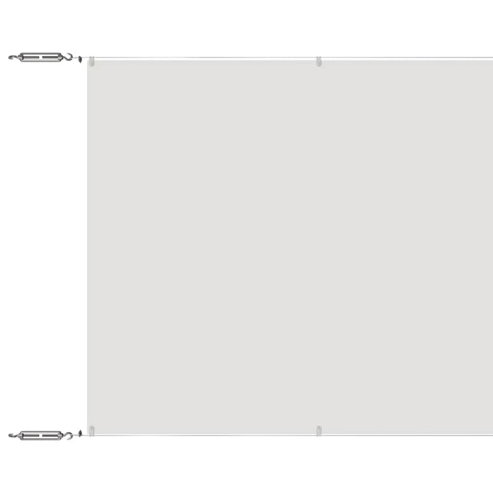 lodret markise 140x800 cm oxfordstof hvid