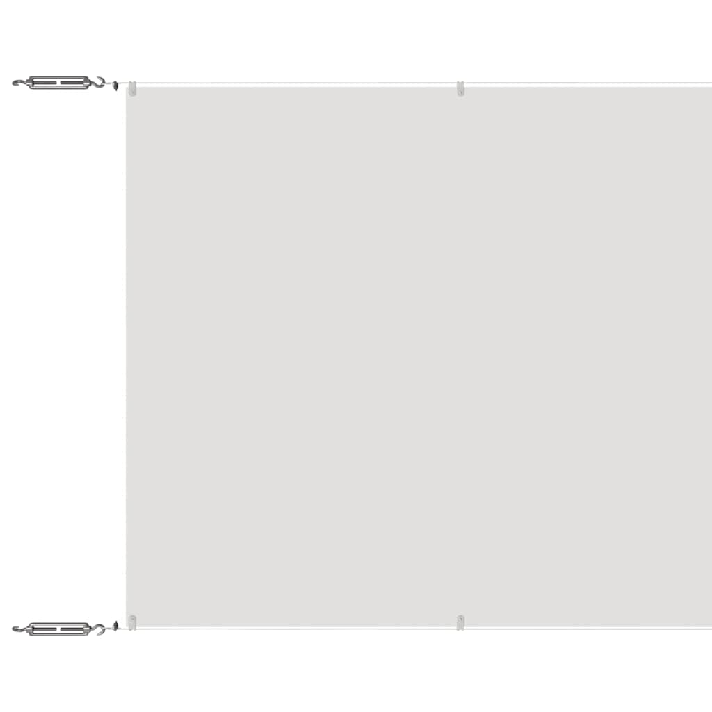 lodret markise 180x1200 cm oxfordstof hvid