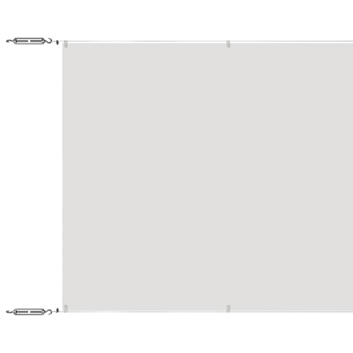 lodret markise 180x1200 cm oxfordstof hvid