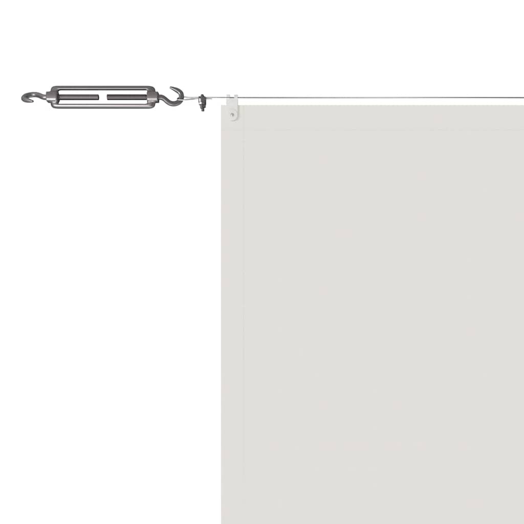 lodret markise 180x1200 cm oxfordstof hvid