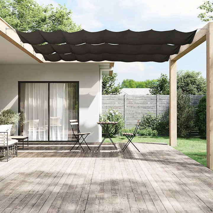 lodret markise 60x800 cm oxfordstof antracitgrå