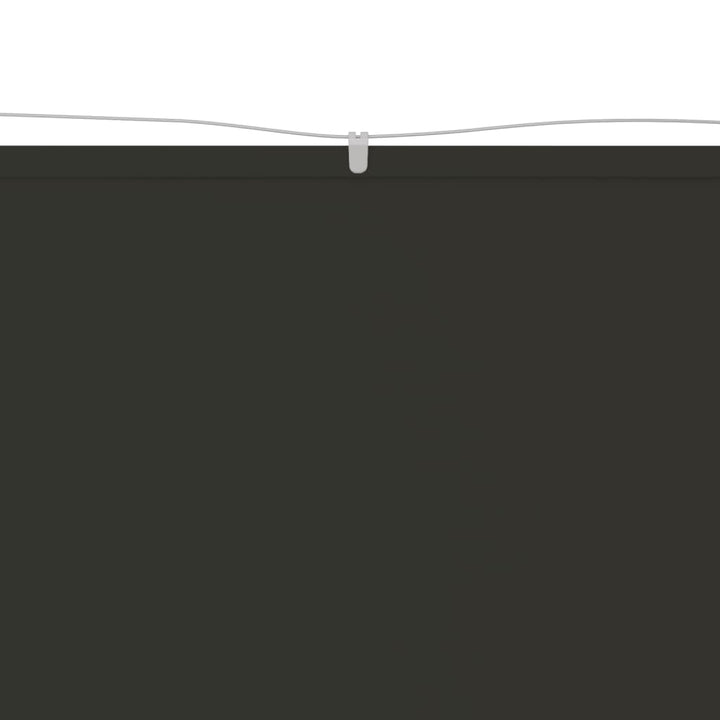lodret markise 140x270 cm oxfordstof antracitgrå