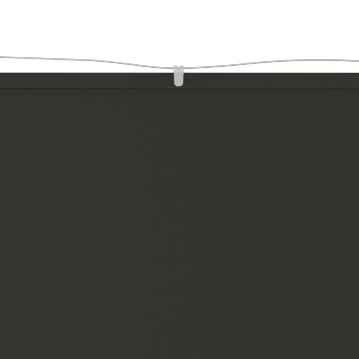 lodret markise 140x420 cm oxfordstof antracitgrå