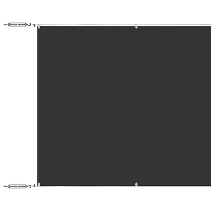 lodret markise 140x600 cm oxfordstof antracitgrå
