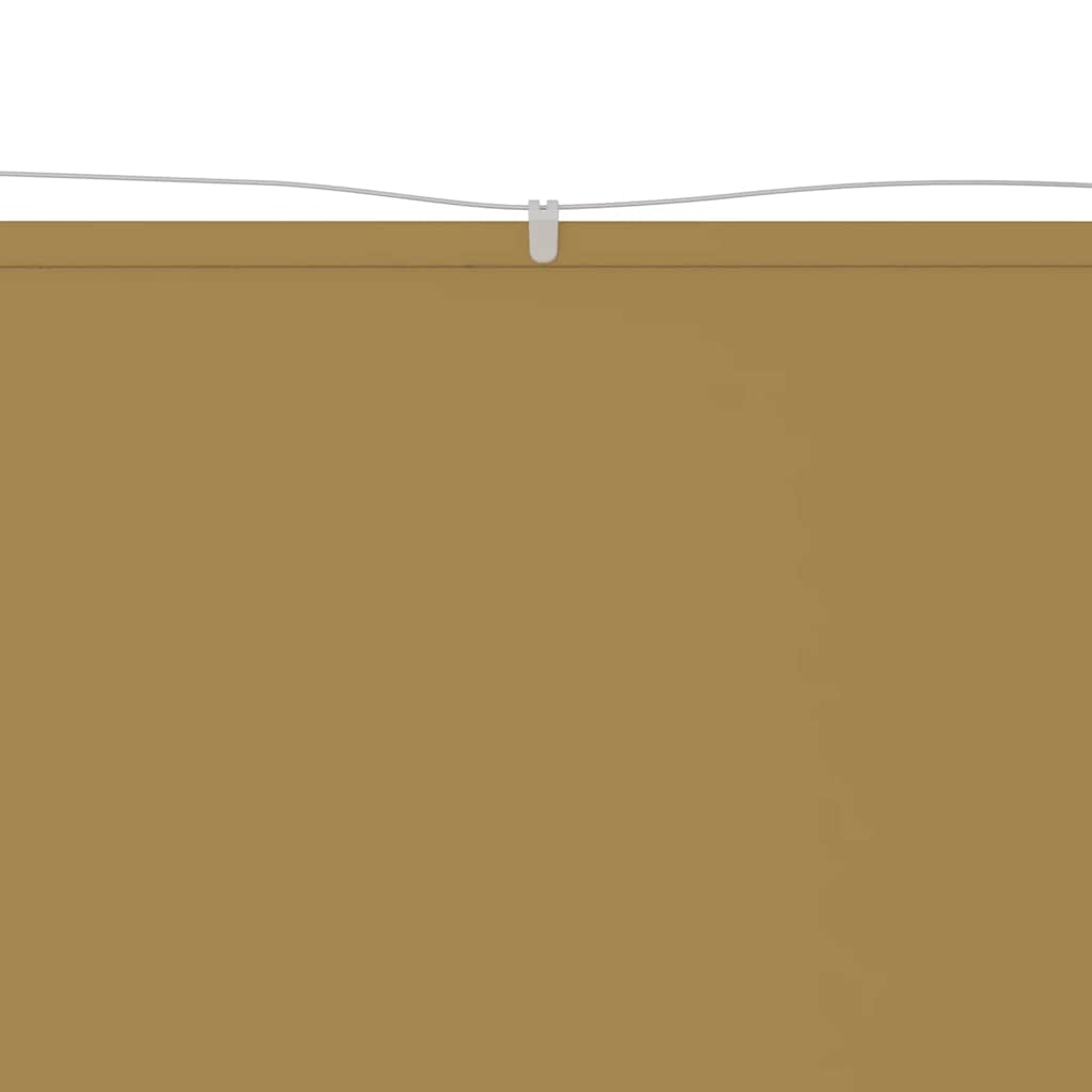 lodret markise 100x800 cm oxfordstof beige