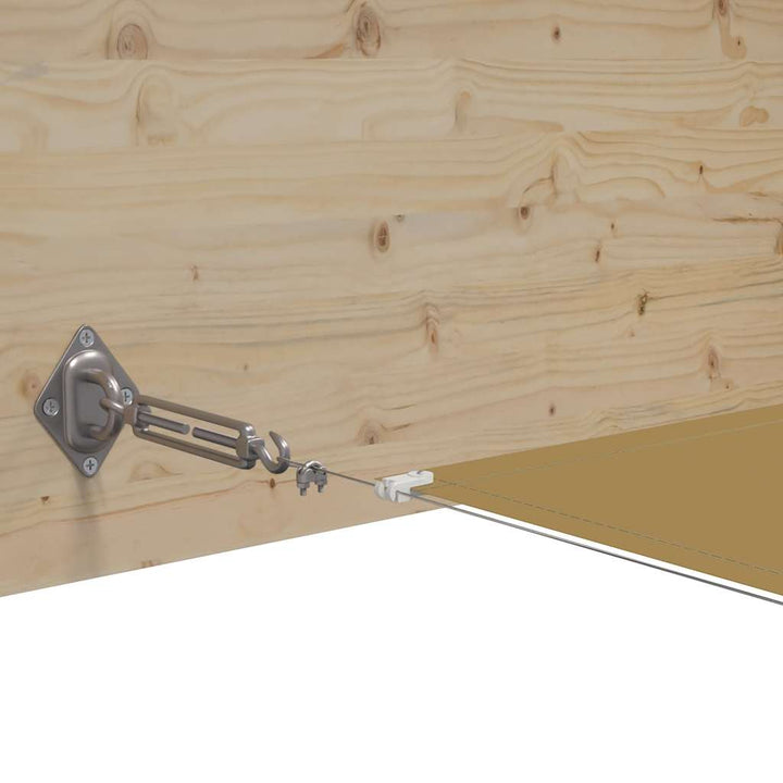 lodret markise 100x800 cm oxfordstof beige