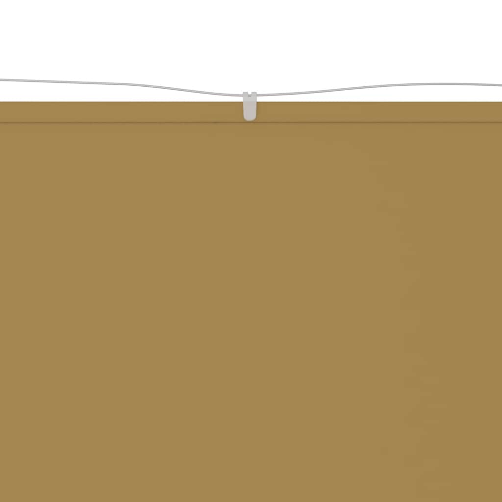 lodret markise 140x1200 cm oxfordstof beige