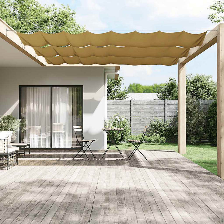 lodret markise 140x1200 cm oxfordstof beige