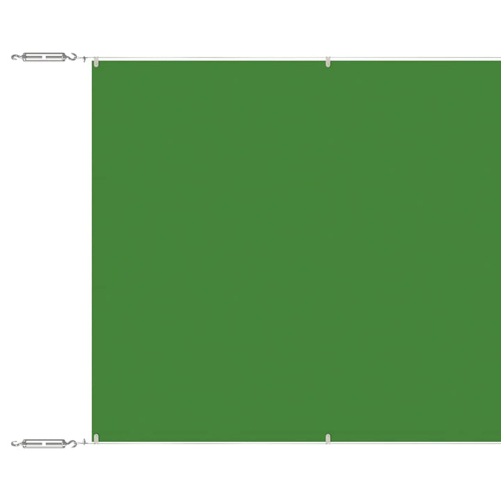 lodret markise 140x800 cm oxfordstof lysegrøn