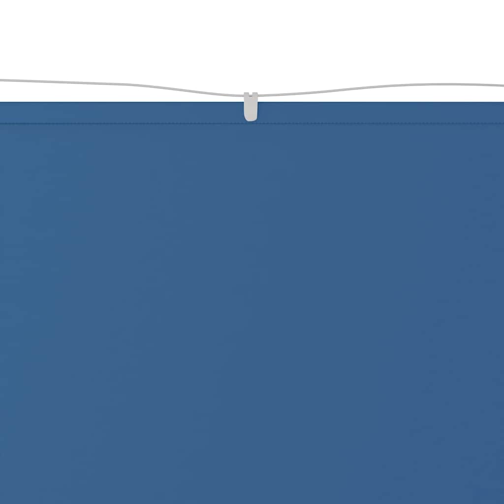 lodret markise 100x600 cm oxfordstof blå