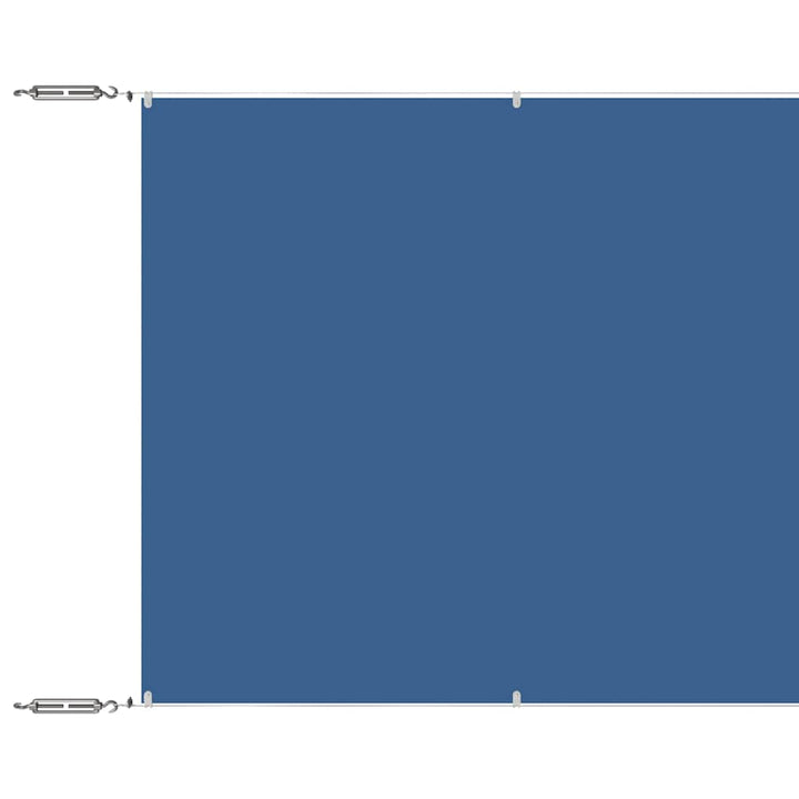 lodret markise 180x800 cm oxfordstof blå