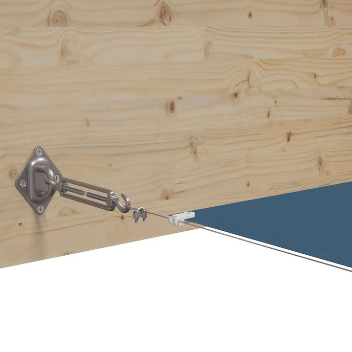 lodret markise 180x800 cm oxfordstof blå