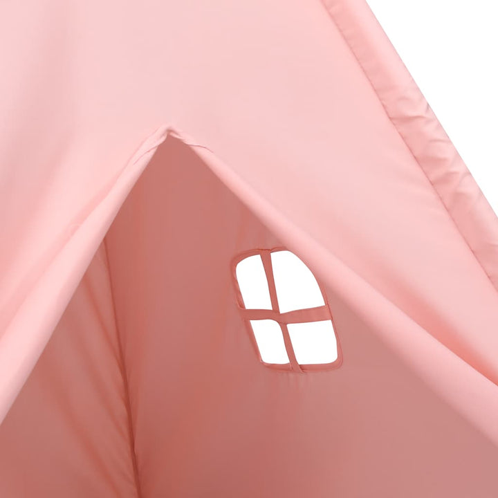 tipi til børn 120x120x150 cm med bærepose polyester pink