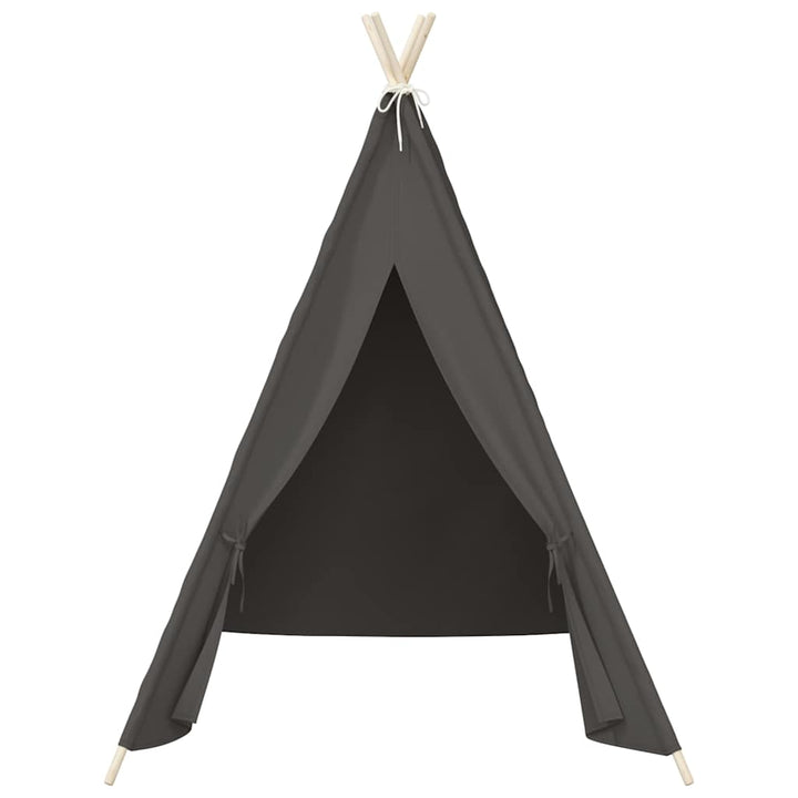 tipi til børn 120x120x150 cm med bærepose polyester grå