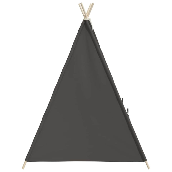 tipi til børn 120x120x150 cm med bærepose polyester grå