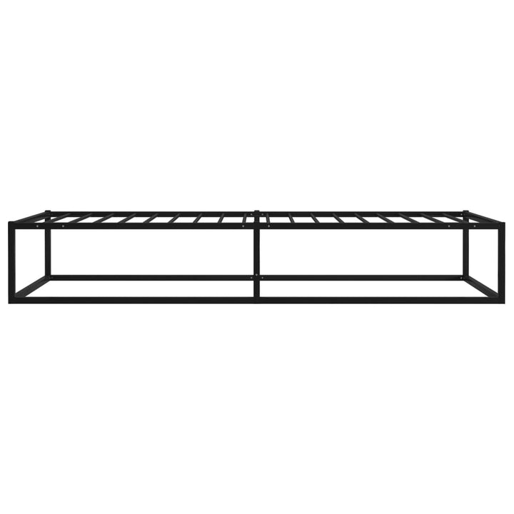 sengestel 100x200 cm metal sort