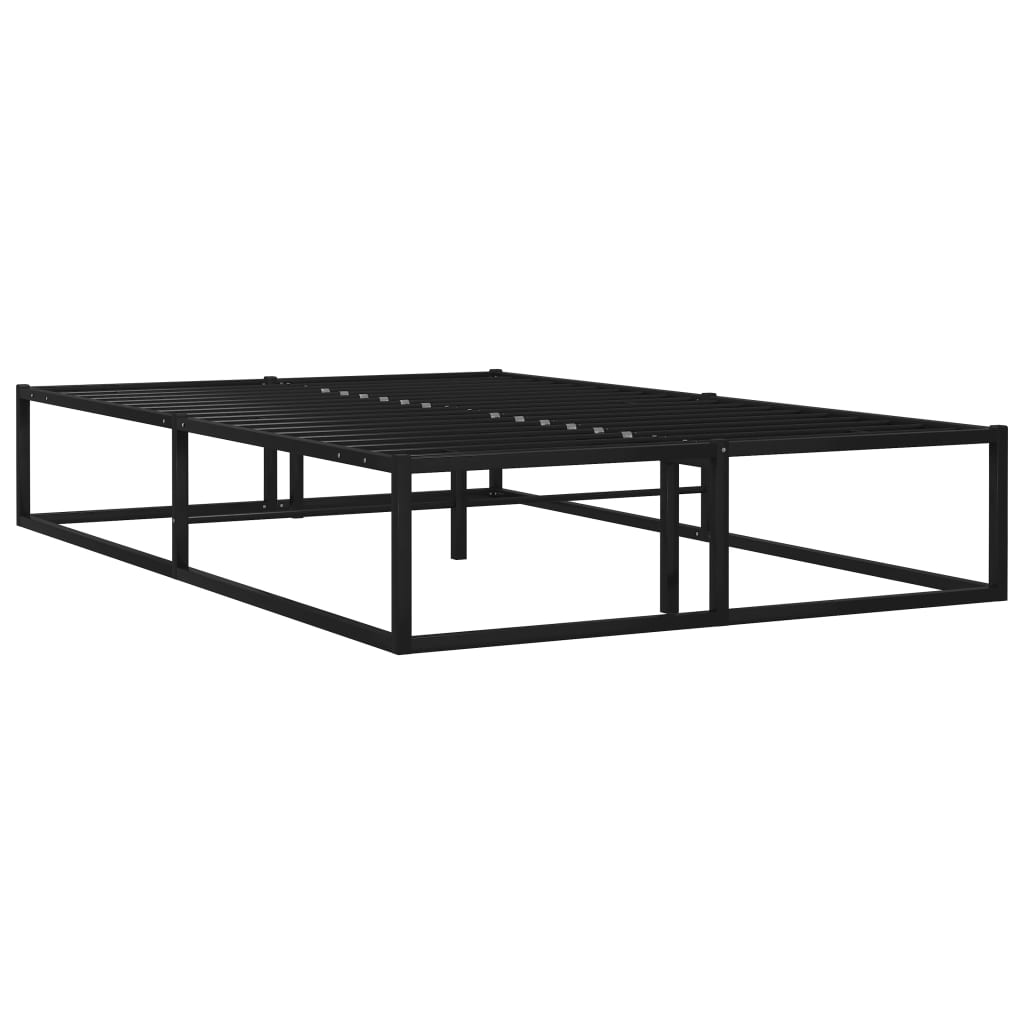 sengestel 120x200 cm metal sort