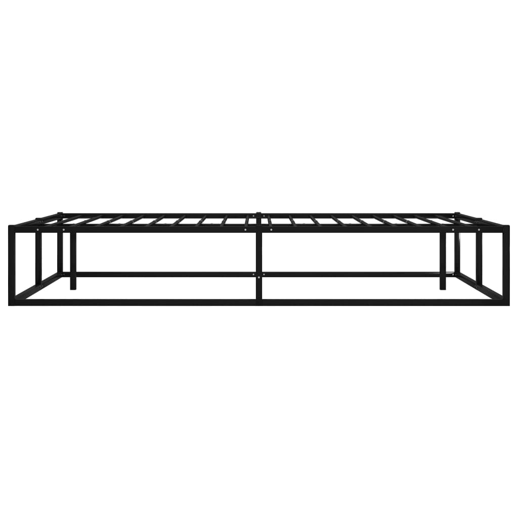 sengestel 120x200 cm metal sort