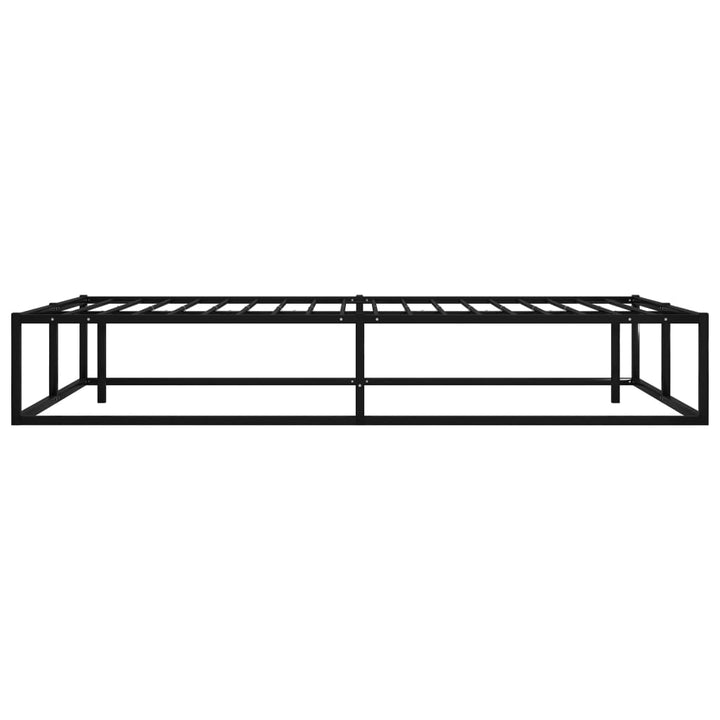 sengestel 120x200 cm metal sort