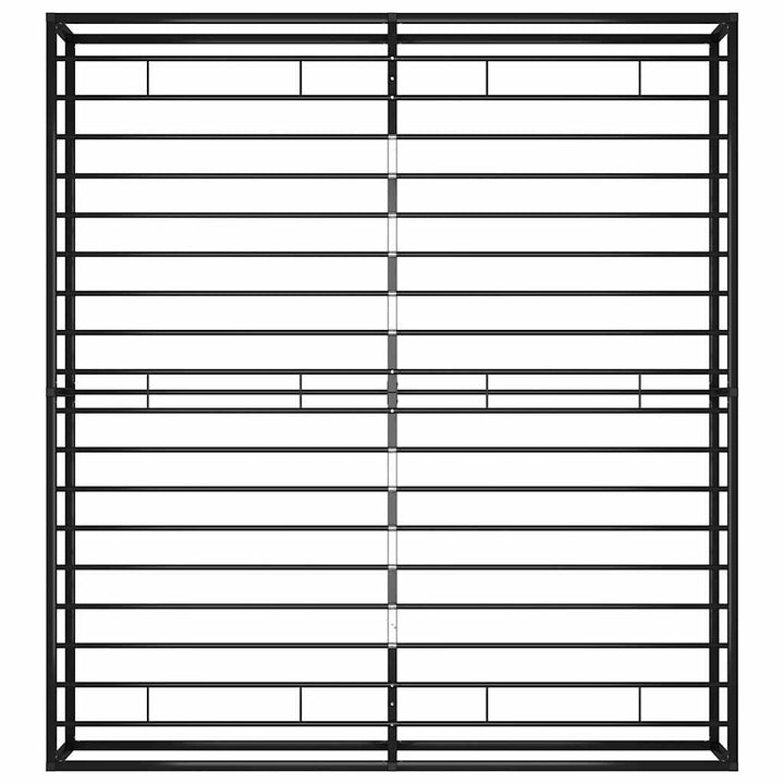 sengestel 140x200 cm metal sort