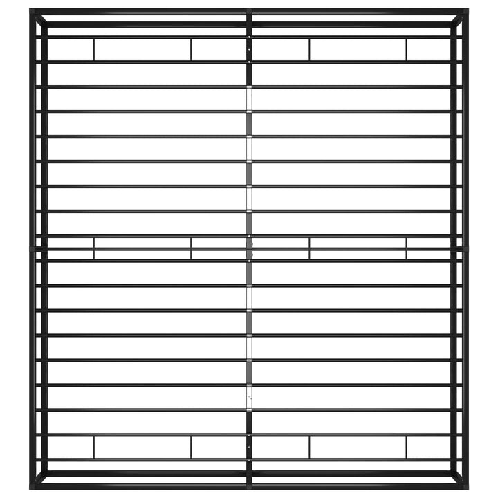 sengestel 160x200 cm metal sort