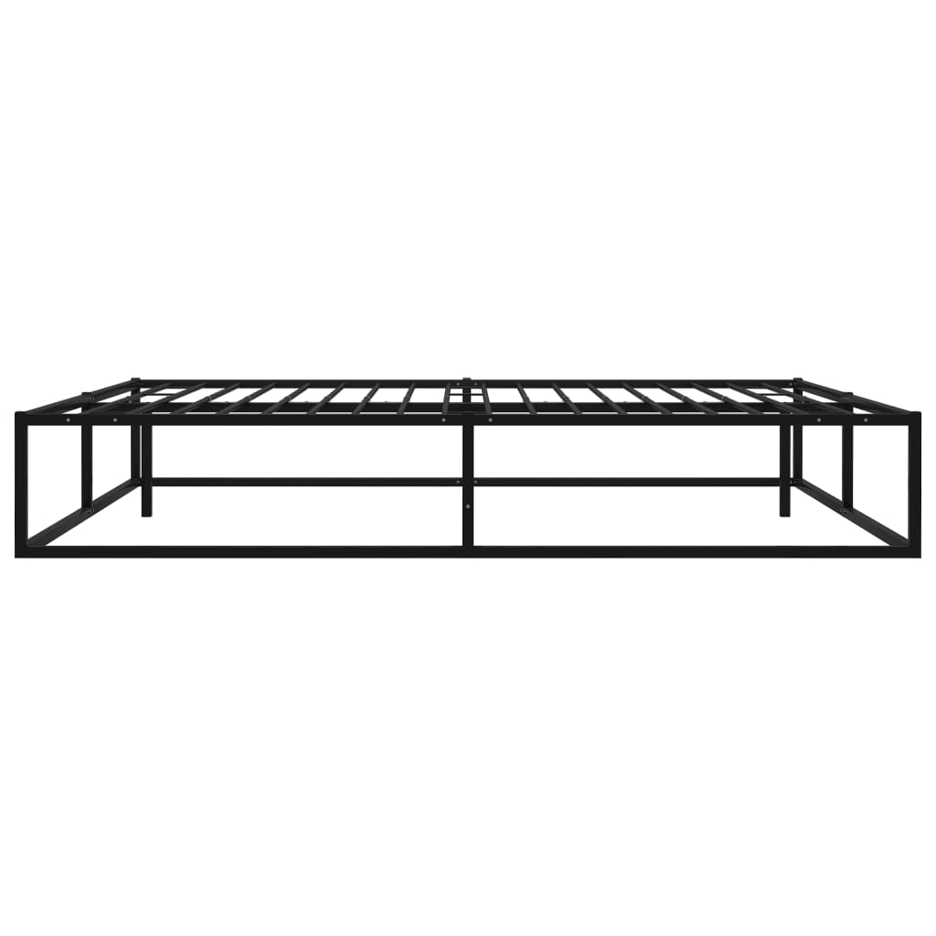 sengestel 180x200 cm metal sort
