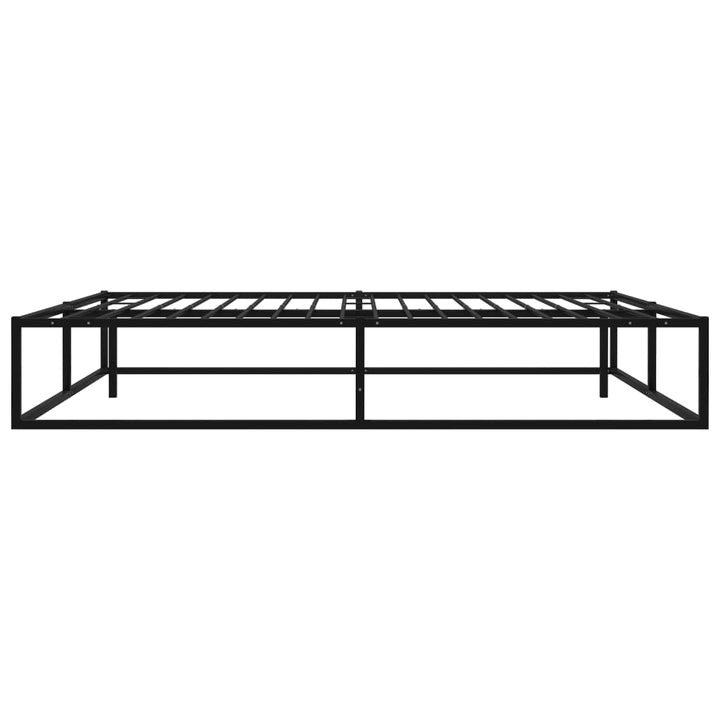sengestel 180x200 cm metal sort