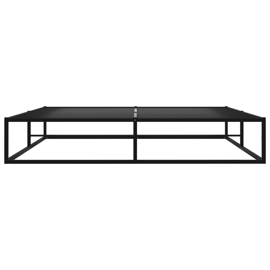 sengestel 180x200 cm metal sort
