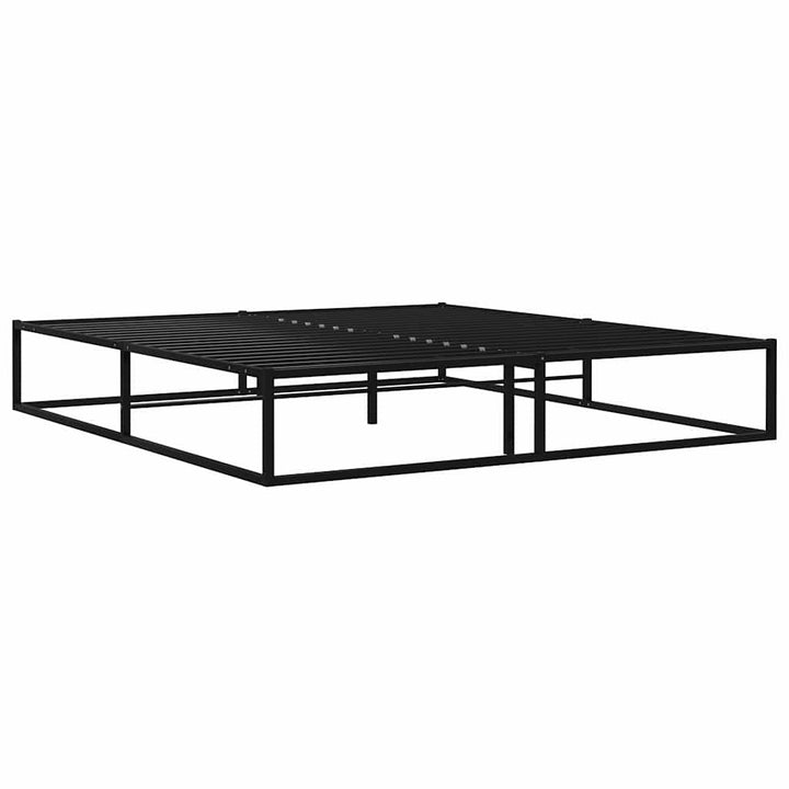 sengestel 200x200 cm metal sort