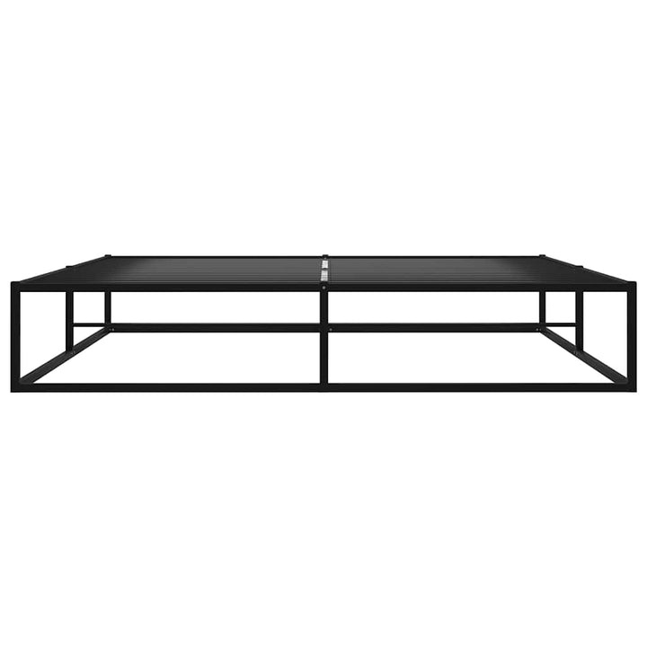 sengestel 200x200 cm metal sort