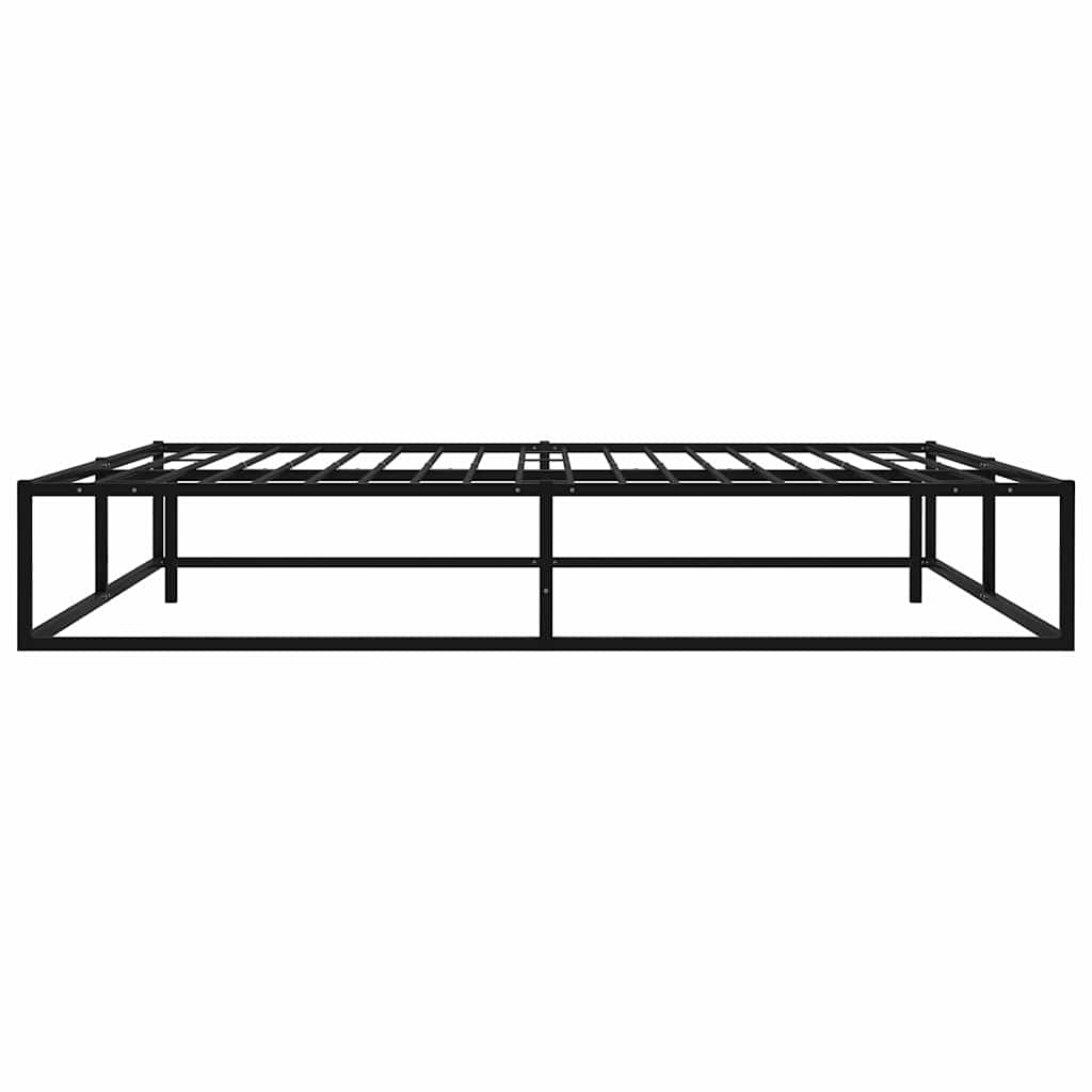 sengestel 200x200 cm metal sort