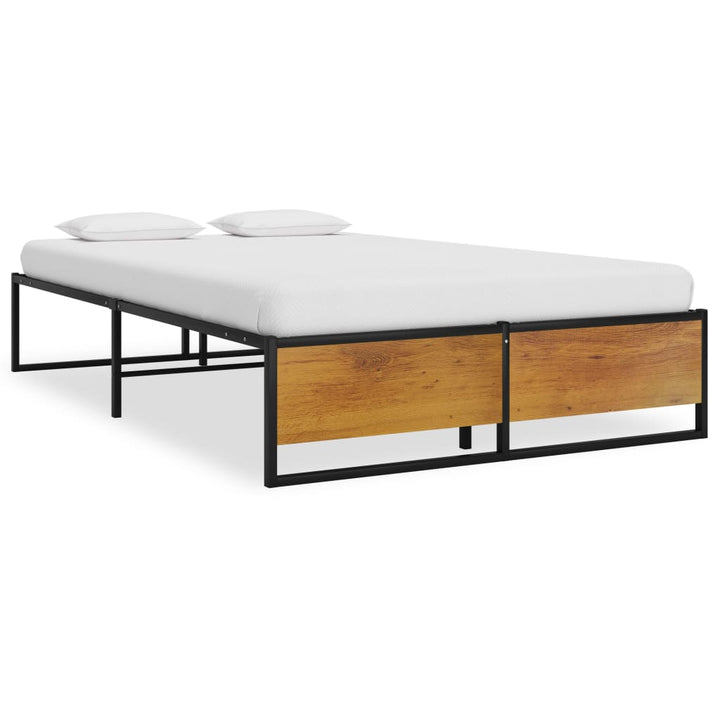 sengestel 120x200 cm metal sort
