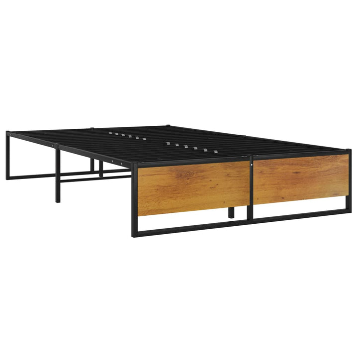 sengestel 120x200 cm metal sort