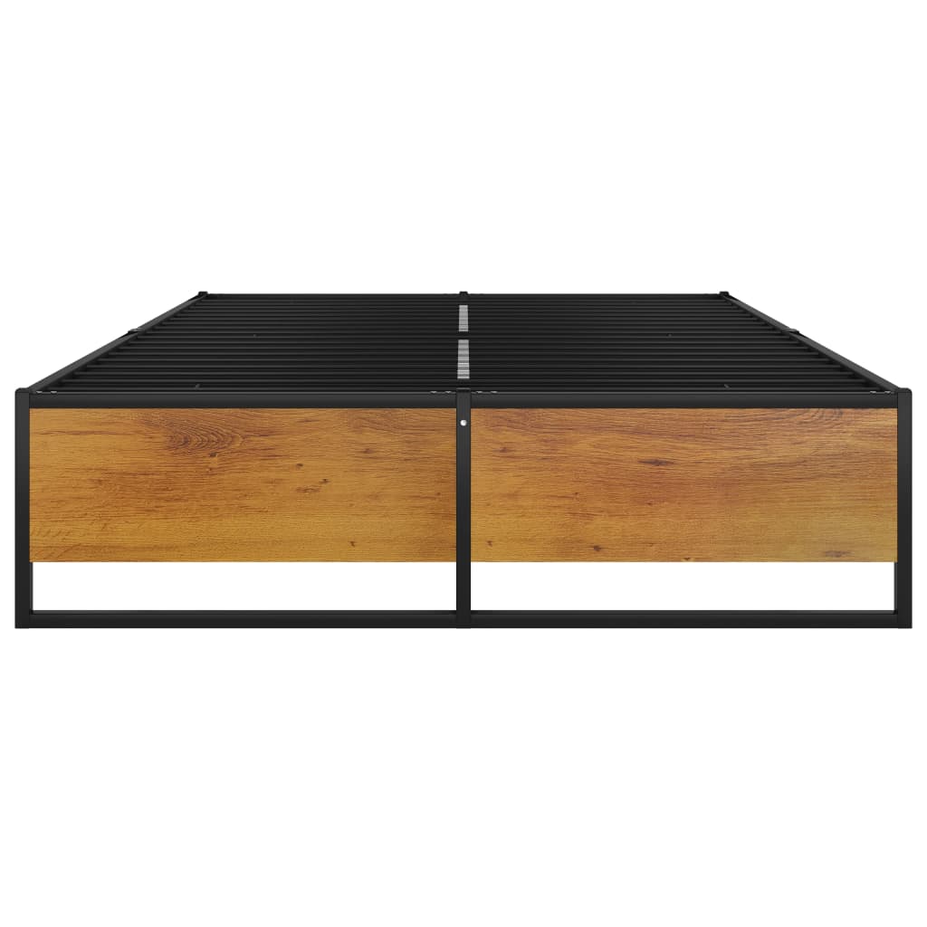 sengestel 120x200 cm metal sort