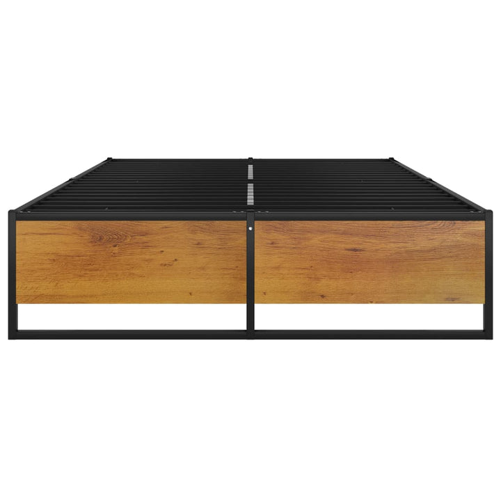 sengestel 120x200 cm metal sort