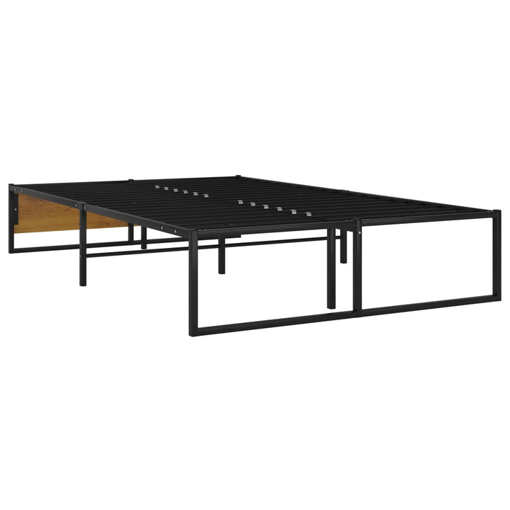 sengestel 120x200 cm metal sort