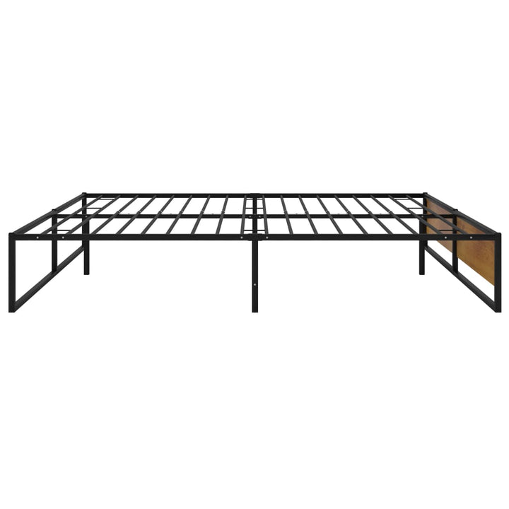 sengestel 160x200 cm metal sort
