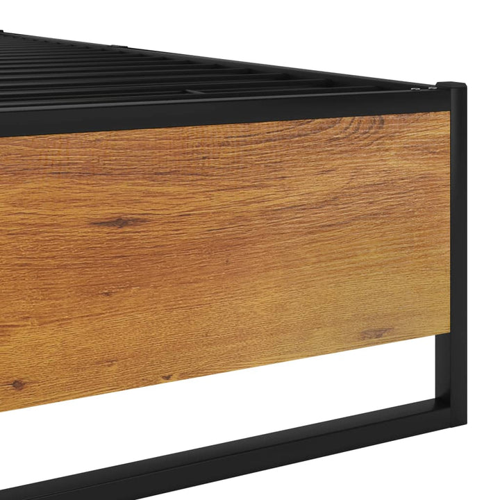 sengestel 160x200 cm metal sort