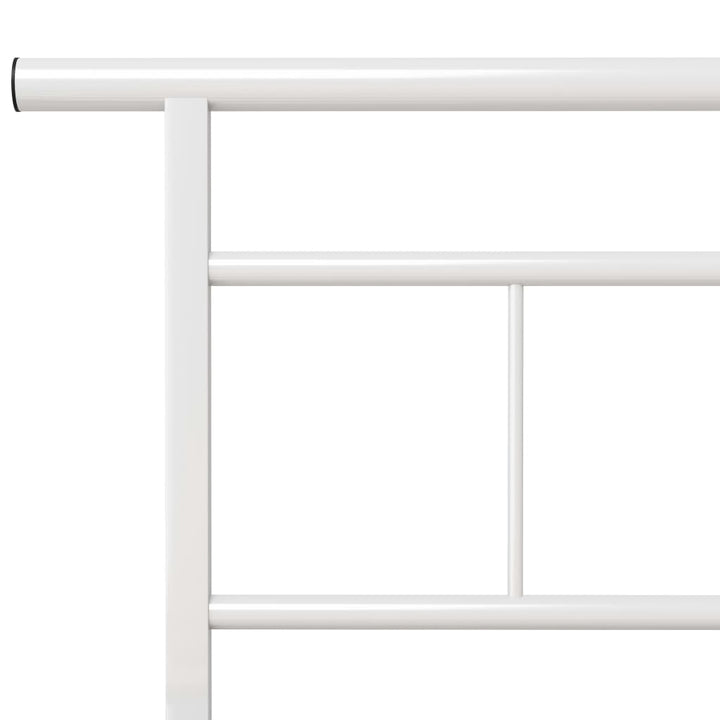 sengestel 100x200 cm metal hvid