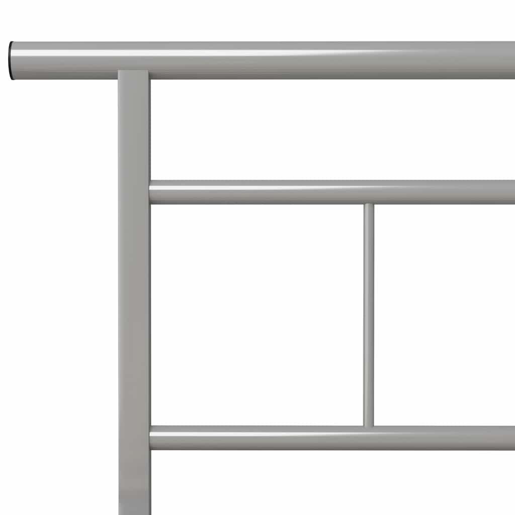sengestel 100x200 cm metal grå