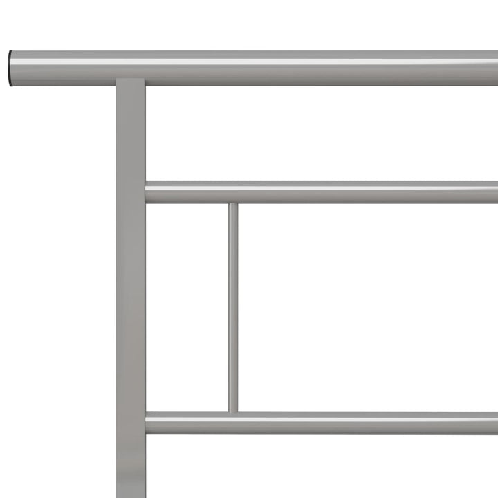 sengestel 140x200 cm metal grå