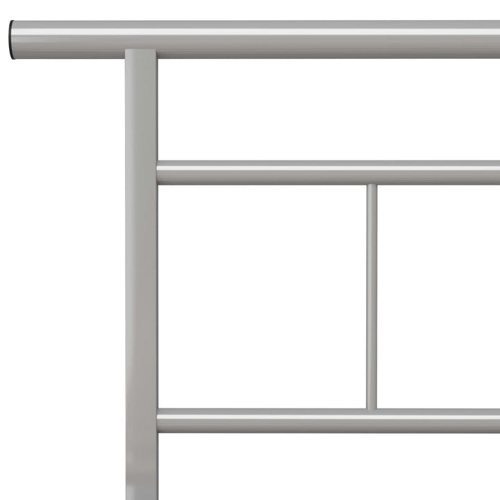 sengestel 200x200 cm metal grå