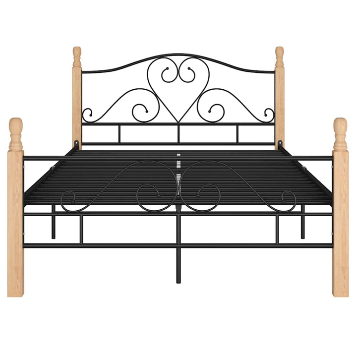 sengeramme 120x200 cm metal sort