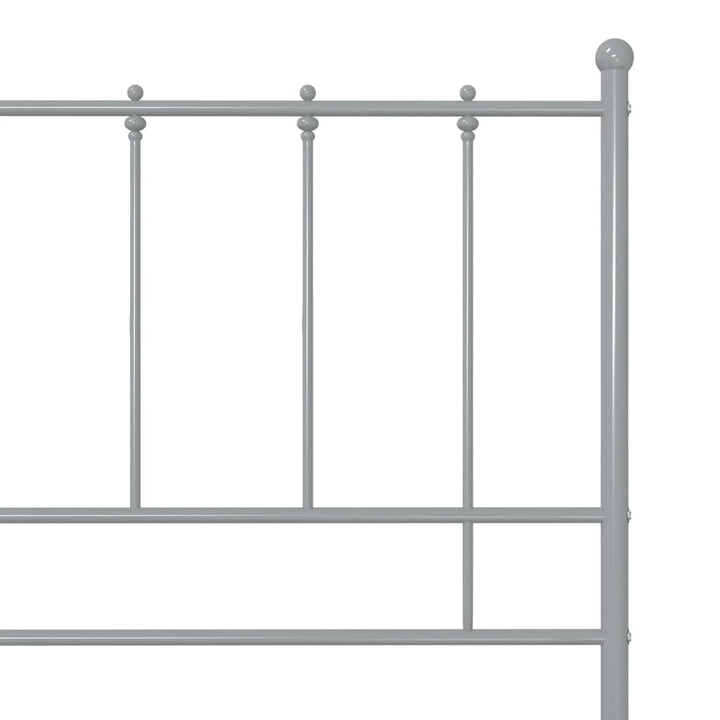 sengestel 100x200 cm metal grå