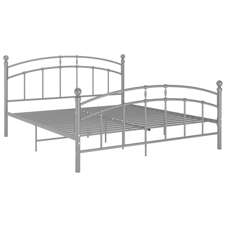 sengestel 180x200 cm metal grå