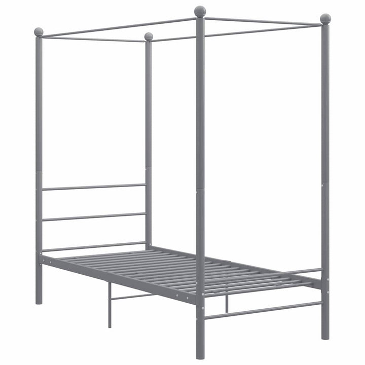 sengestel til himmelseng 90x200 cm metal grå