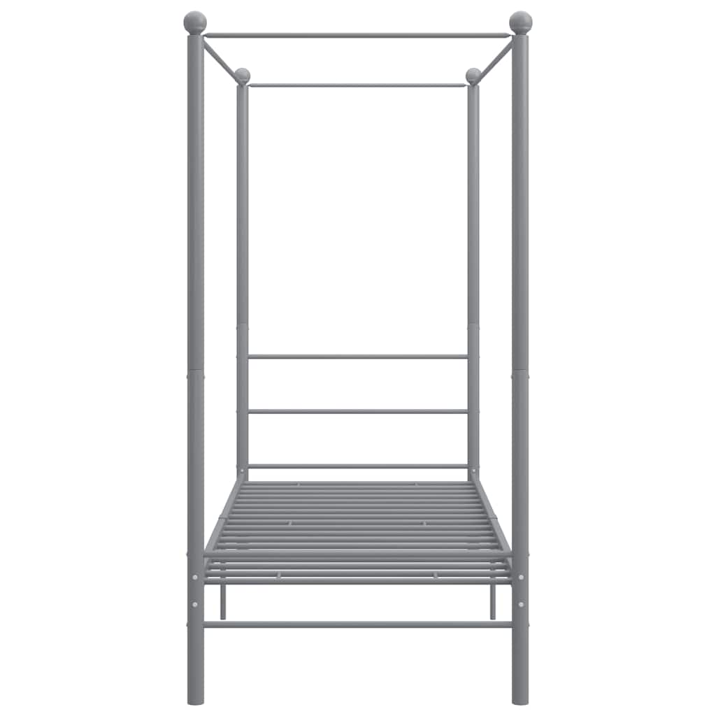 sengestel til himmelseng 90x200 cm metal grå